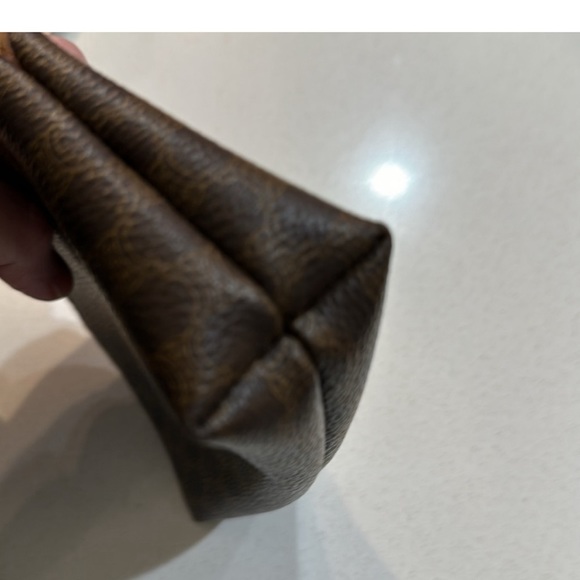This brown and light tan beautiful Celine pouch has SO much life in it! - Picture 7 of 9